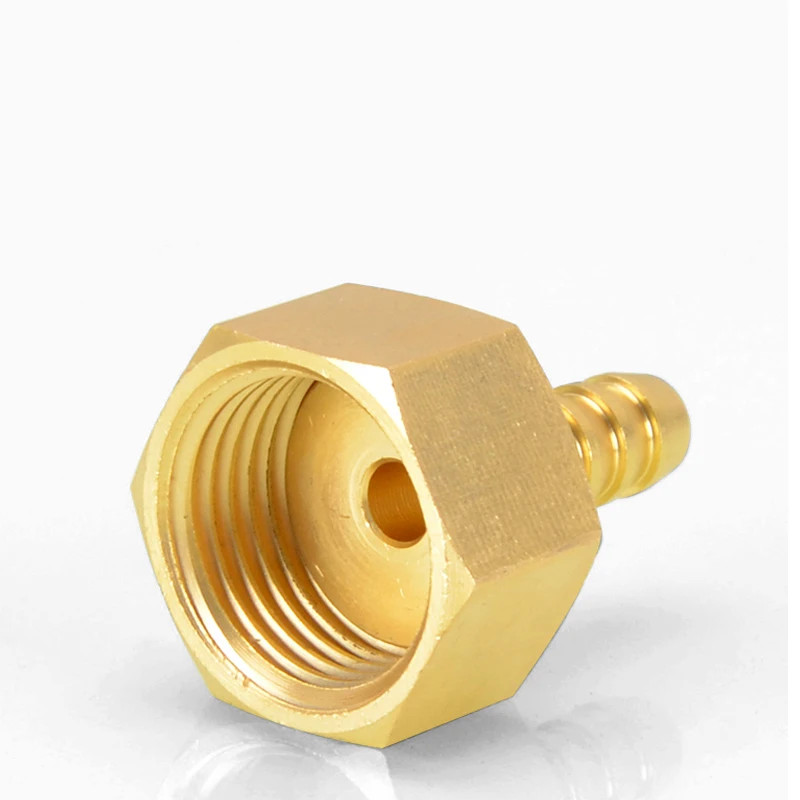 6mm 8mm 10mm 12mm14mm 16mm Hose Barb Tail BSP1/2＂Female Thread Connector Coupler Brass Pipe Fitting Union Joint Gas Pipe Adapter