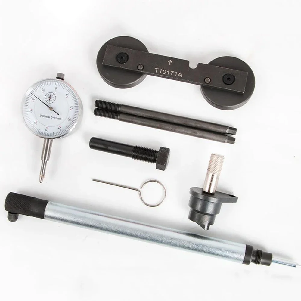 High quality T10171A Engine Timing Tool For VW  AU-DI 1.4/1.6FSi 1.4 TSi 1.2TFSi/FSi Inc Dial Gauge Tdc + Locking Tools