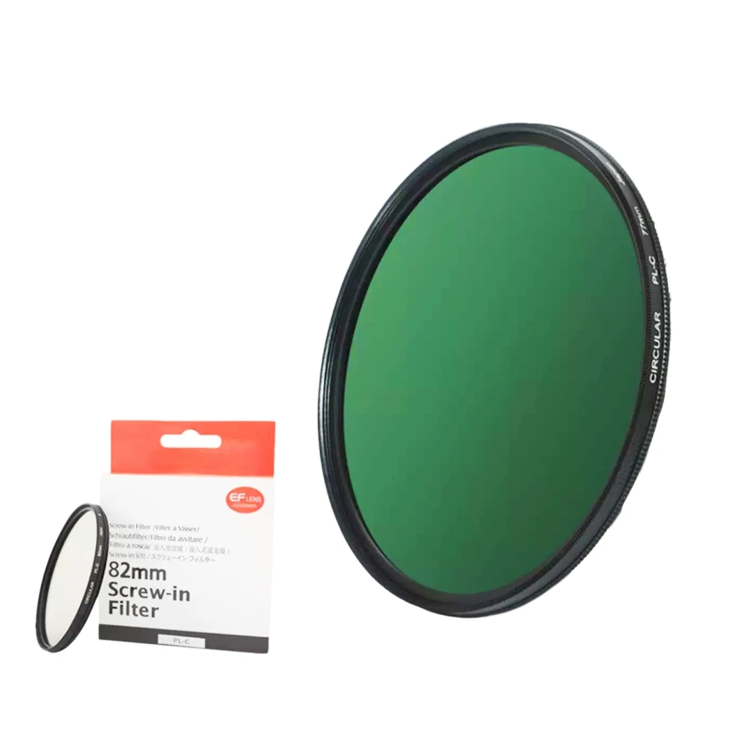 CPL Circular Polarizer Filter 49 58 67 77 82mm Polarizing Lens Filter for Canon 90D 6D Mark II 5D Mark IV R5 R6 Camera Lens