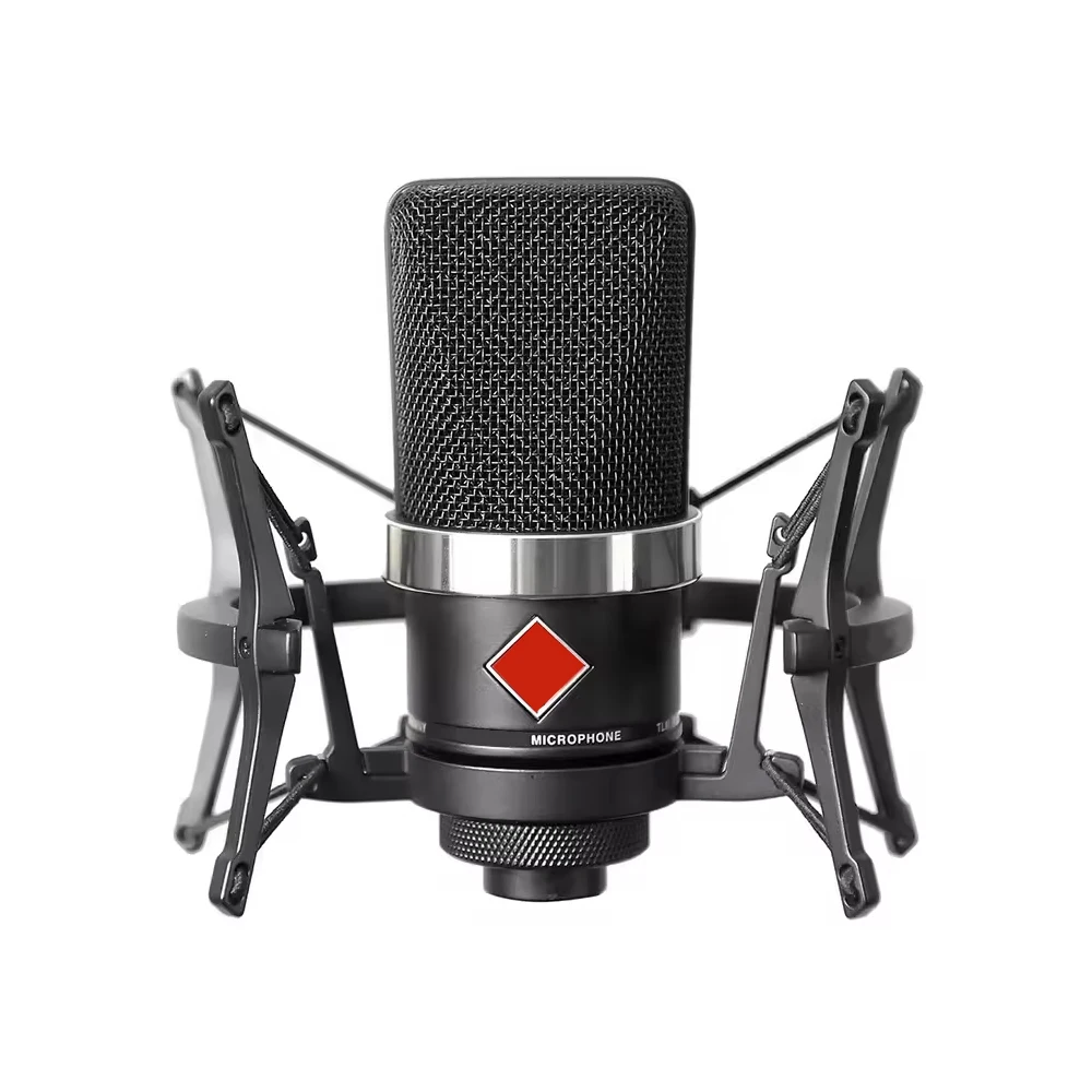 TML 102 Professional Wired Studio Microphone With XLR Cable and Cardioid Condenser for Vocal Recording