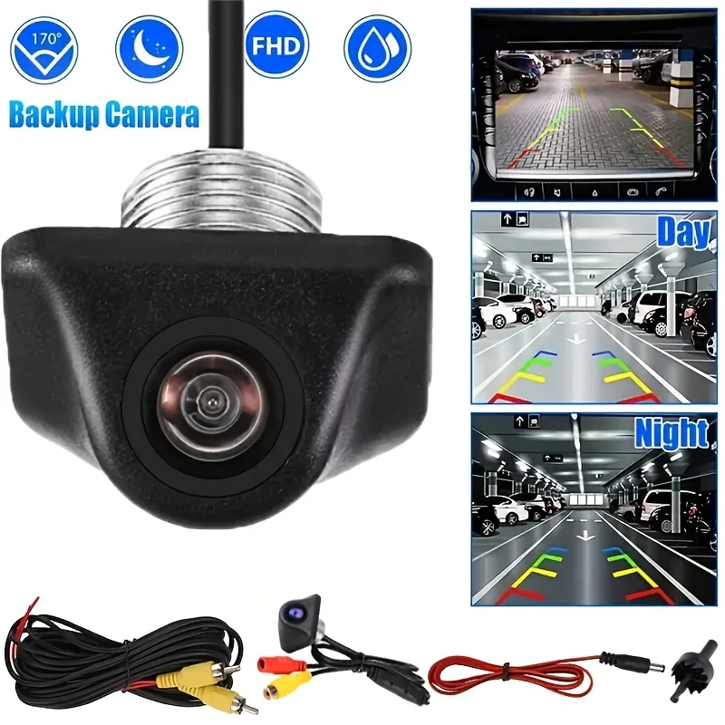 Car Backup Camera for Vehicles Universal Rear View Camera for Monitor Reversing Parking SUV Pickup Camper Tractor RV Etc