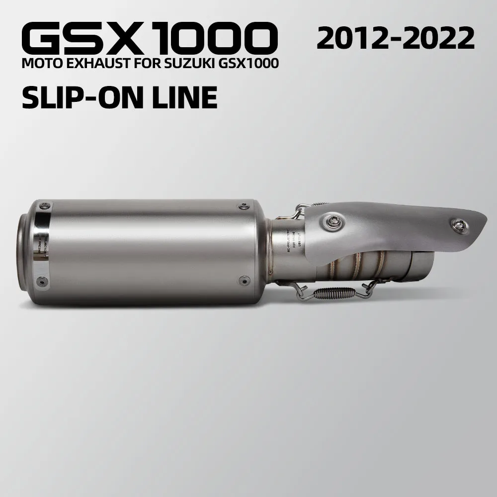 

Надеваемая выхлопная труба мотоцикла для SUZUKI GSXR1000 GSX-R1000 2012-2022, адаптер среднего звена, соединительная труба, глушитель проекта