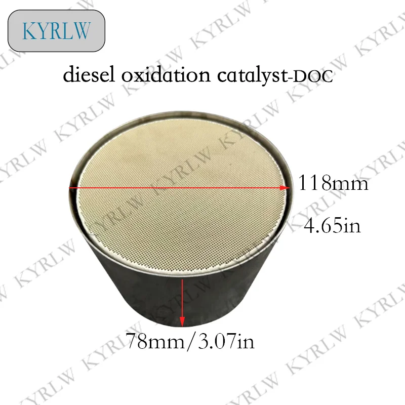 

Exhaust System Diesel Oxidation Catalyst ( DOC) Ceramic Catalyst With Metal 118*78mm Efficient And Reduce Diesel Exhaust