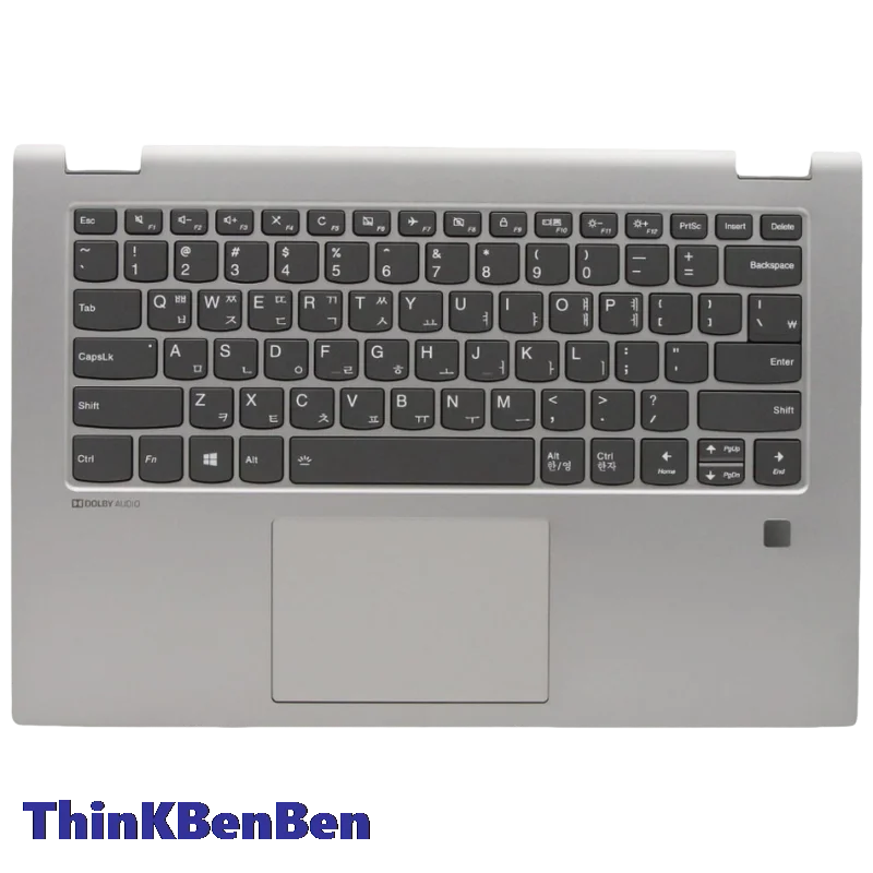 KR Korean Grey Keyboard Upper Case Palmrest Shell Cover For Lenovo Ideapad C340 14 Flex 14 14API 14IML 14IWL 5CB0U42113