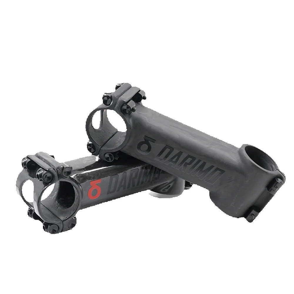 AliExpress NONE DARIMO Carbon Fiber Bike Stem 31.8mm Clamp 1-1/8”/1-1/4” OD2 3K/UD Matte Black for Road/x-cross/MTB Fits 6°/9° Flat Handlebars