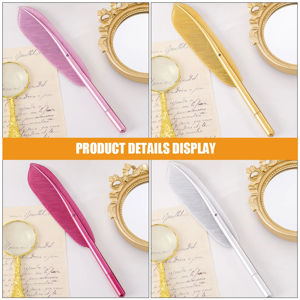 

12 Pcs Aesthetic Pens Quill Colored Ballpoint Replaceable Ink Pp Daily Use Writing Office