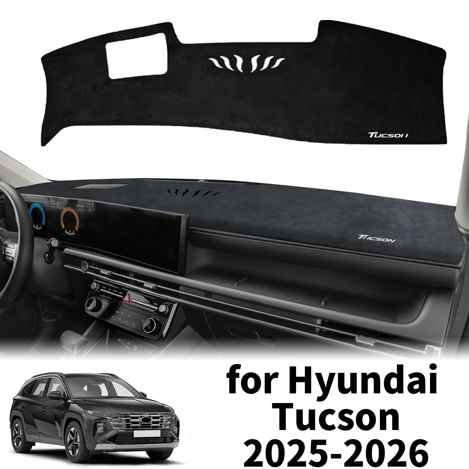 Fit for Hyundai Tucson NX4 2025 2026 Hybrid N-Line Dashmat Pad Protective Carpet DashMat Sunshade Dashboard Cover Accessories