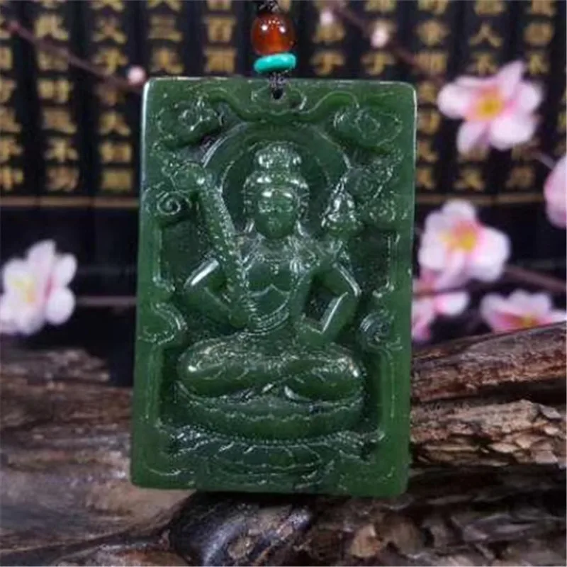 Hetian Jade Jasper Amulet Pendant Zodiac Signs Of Ox Tiger, Guardian Deity Of Void And Hidden Realms,