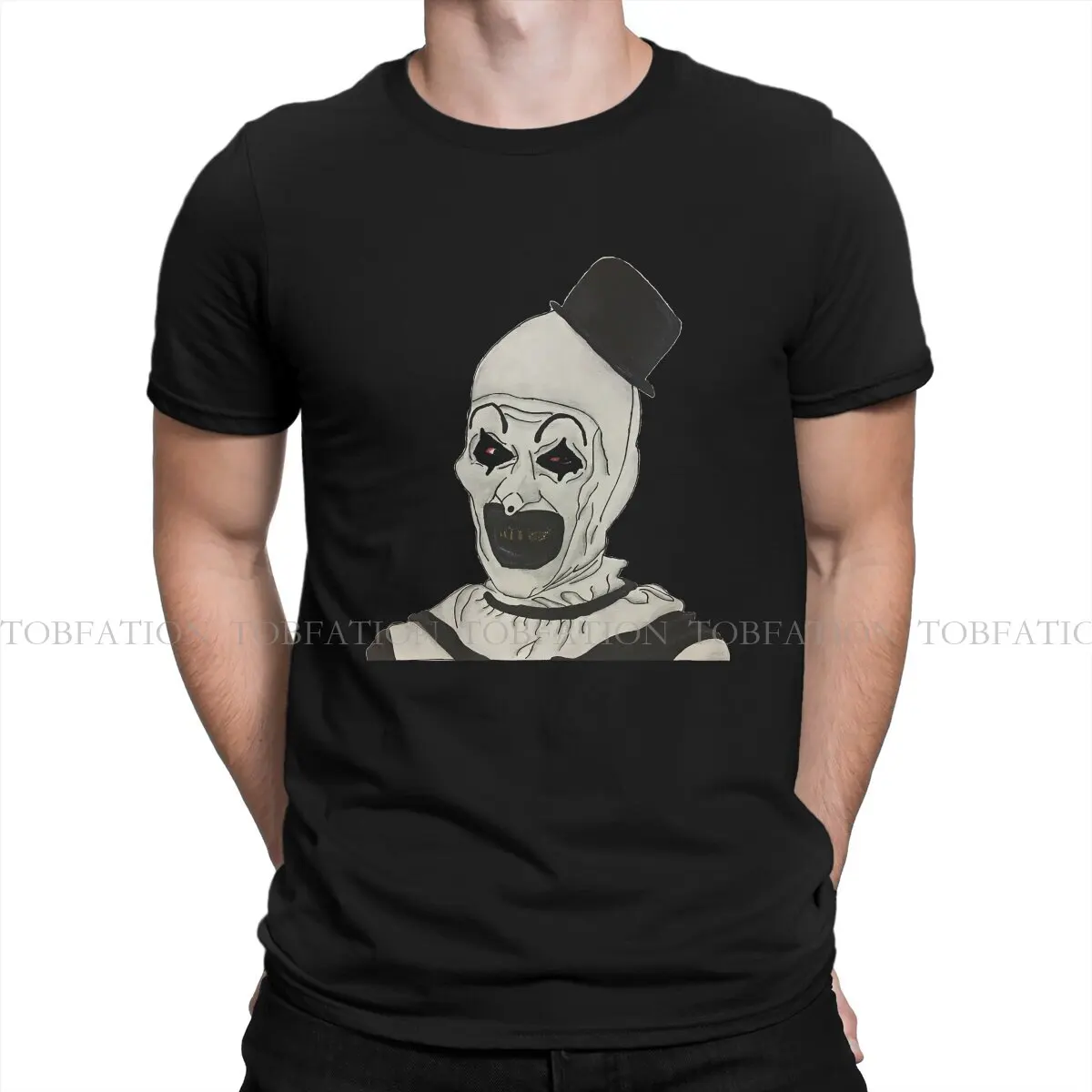 ART the Clown Newest TShirts Terrifier Horror Films Men Harajuku Fabric Tops T Shirt O Neck Oversized