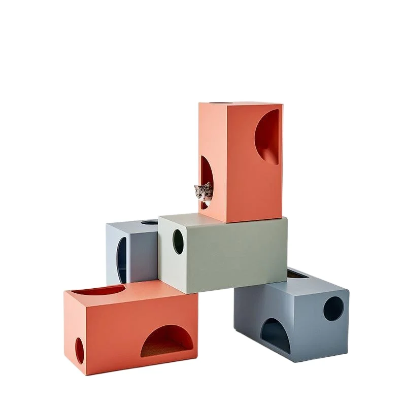 Cat cabinet, people and pets share living room, sofa side table, bedside table, simple design furniture
