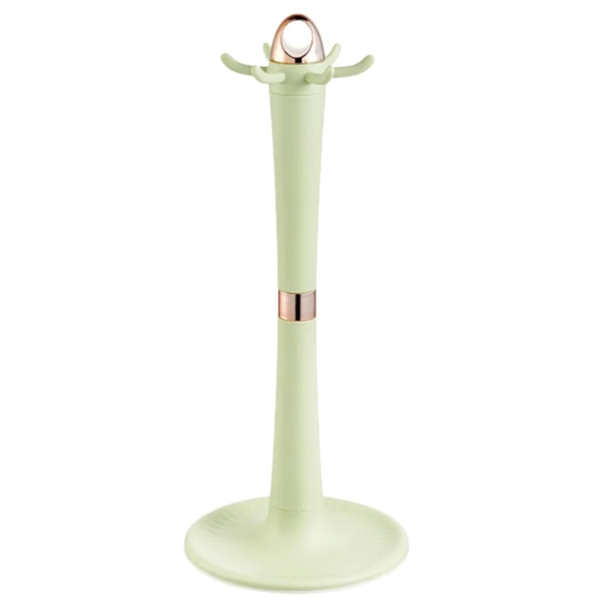 Countertop Utensil Stand, Rotating Utensil Holder, Anti-Slip Utensil Storage Holder, Heavy Duty Rotating Organizer Green