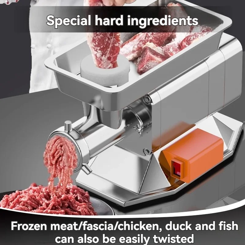 

1800/2200wMeat Grinder Powerful Electric Meat Chopper Multi-functional Stainless Steel Meat Filling and Sausage Stuffing Machine