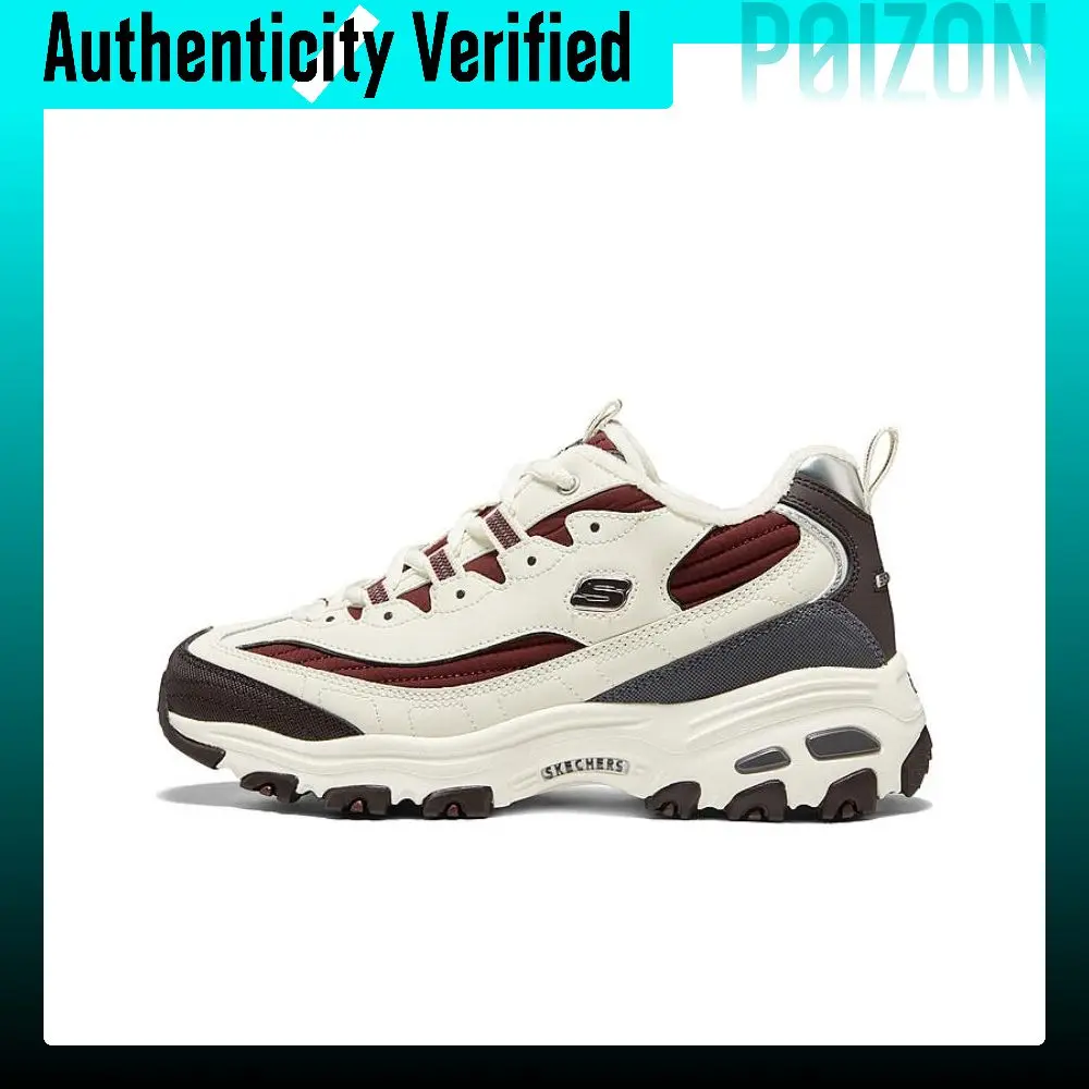 Skechers D'LITES 1.0 Comfortable Abrasion Resistant Breathable Height Increasing Low top Chunky Sneakers Women's 896269-NTMT