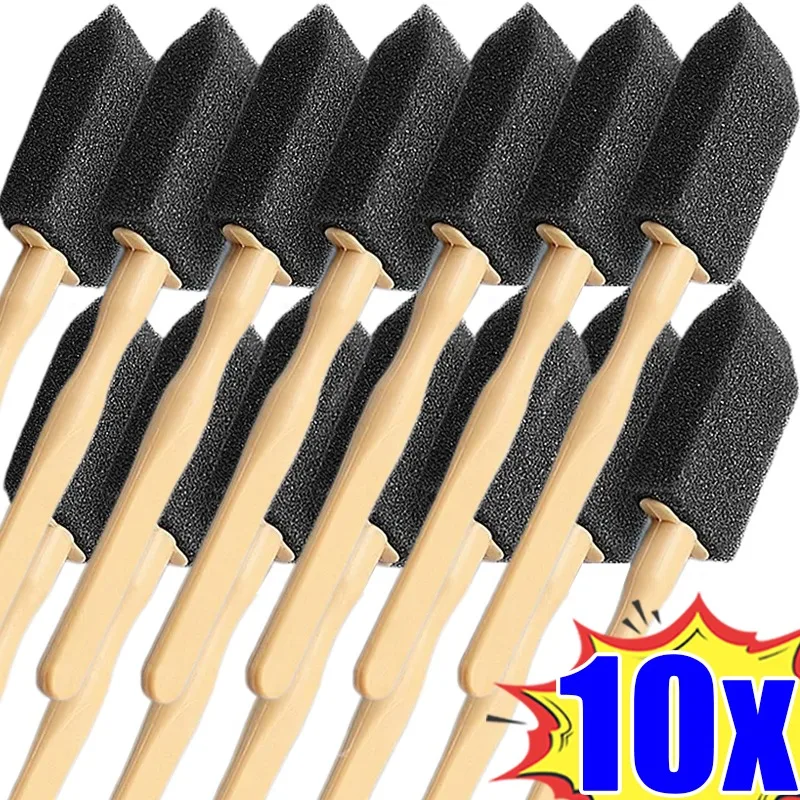 

10/1pcs Car Air Conditioner Grille Cleaning Sponge Brush Interior Detailing Dust Removal Long Handle Brushes Auto Accessories