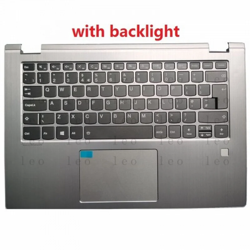 كمبيوتر محمول AA جديد لينوفو يوجا 530-14IKB 530-14ARR UK لوحة المفاتيح Palmrest العلوي