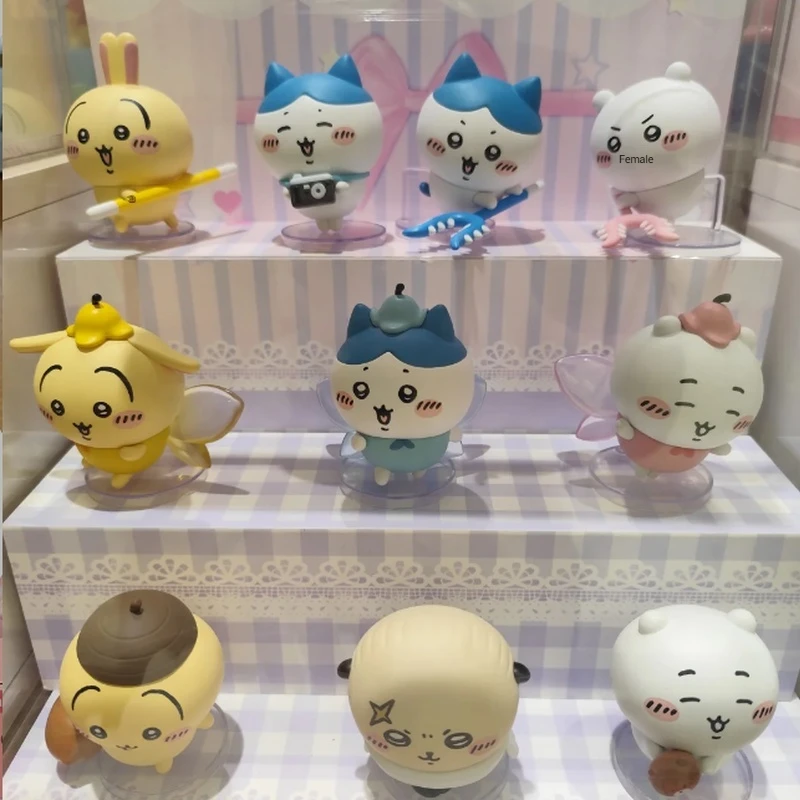 

Chiikawa Happy Companion Series Blind Box Surprise Mystery Box Kawaii Cure Model Figurine Desktop Decor Children Customized Gift
