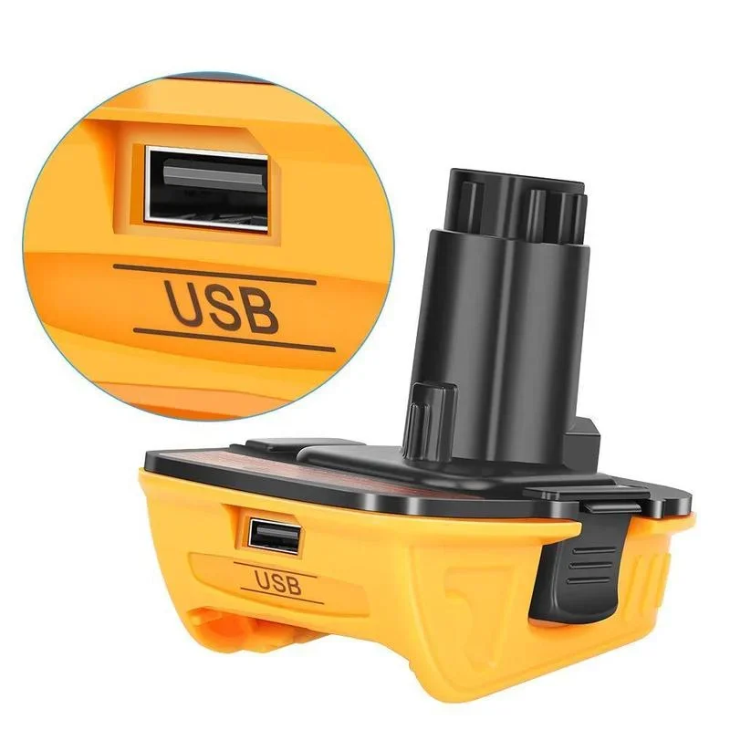 ZWINCKY DCA1820 Adapter Converter for DEWALT 18V Tool 20V Max Lithium Ion Battery Power Bank Function Compatible Battery Adapter