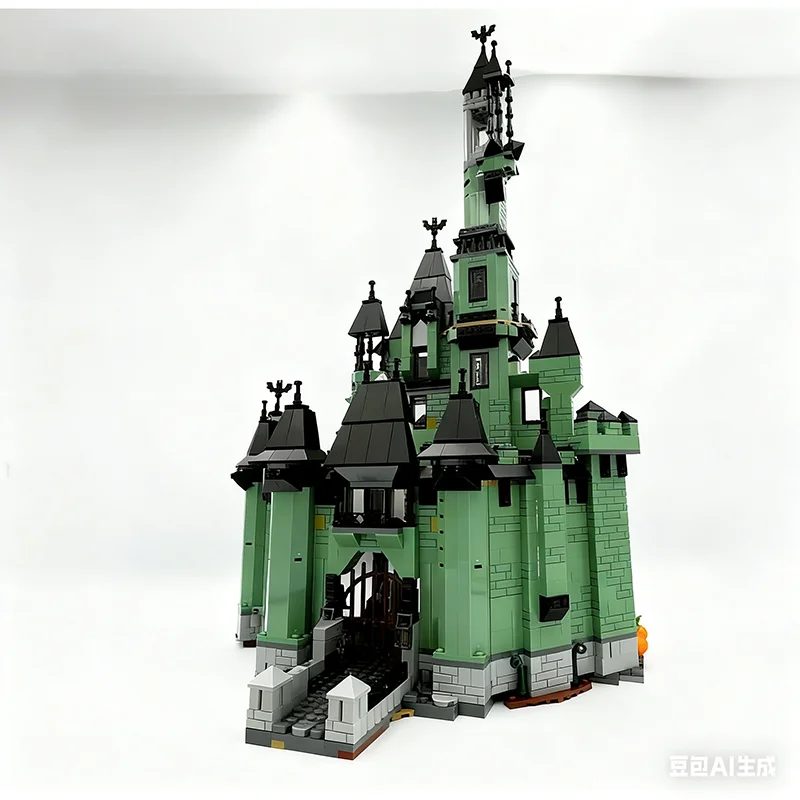 1564 elementy MOC Nawiedzony Zamek Królestwa Alternatywna Konstrukcja Model Harry Klocki Konstrukcyjne Zabawka Prezent na Boże Narodzenie Kreatywny