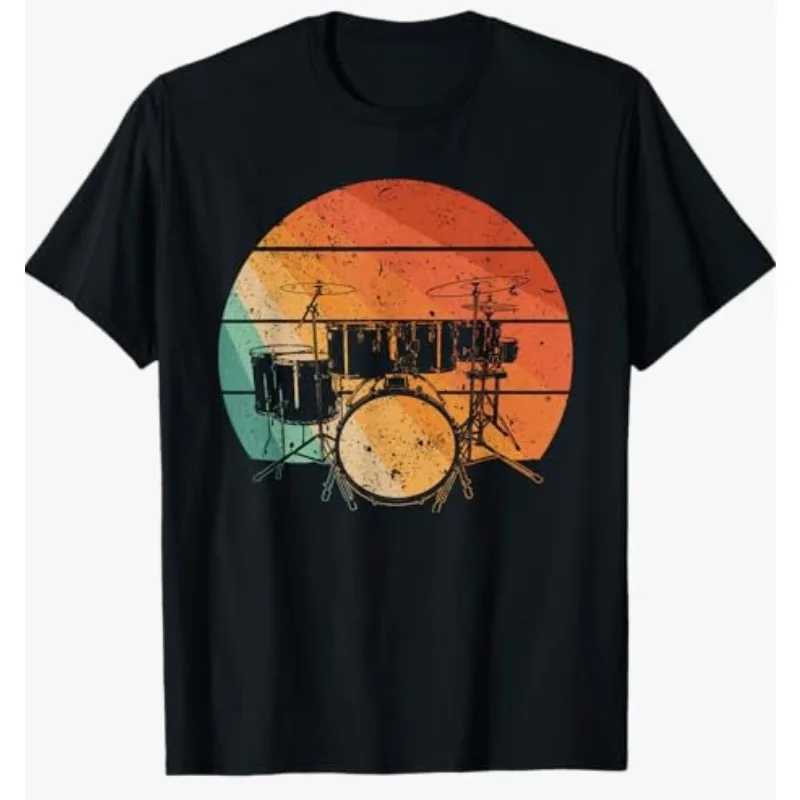 Cool Drummer Design for Women Drumming Drum Set Drummer T-Shirt