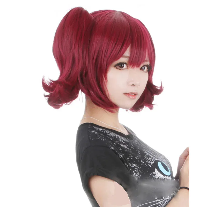 

DY20DIOCOS Anime Black Butler Mey Rin Cosplay Costume Wigs Heat Resistant Synthetic Hair Ponytails Hair for Halloween Party25