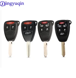 jingyuqin 3/4/5 B Remote Car Key Shell Cover For Chrysler 300 Aspen For Dodge Dakota Durango For Jeep Grand Cherokee Commander