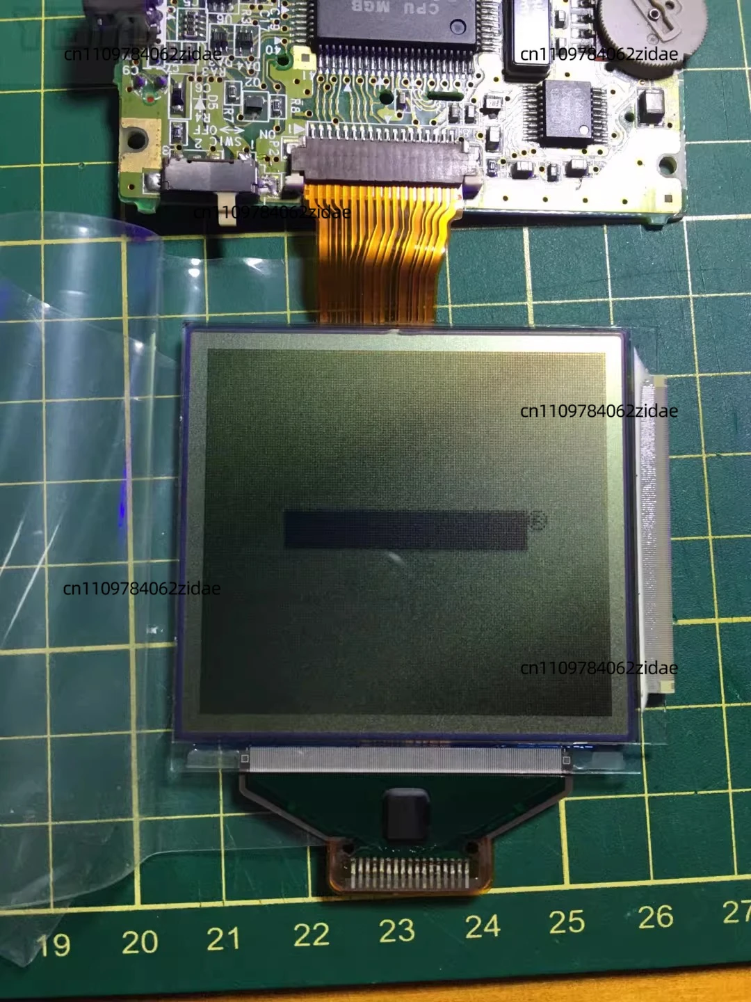 For Original LCD Screen of Game Console GAME BOY POCKET Disassembled - Perfect Screen in Black and White