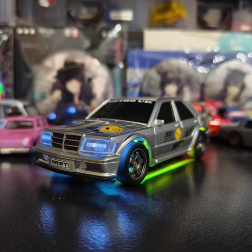 Mini RC Car 1/43 Scale 4WD High Speed Drift RTR Electric Remote Control Vehicle Desktop Pocket Toy with Movable Parts In Stock