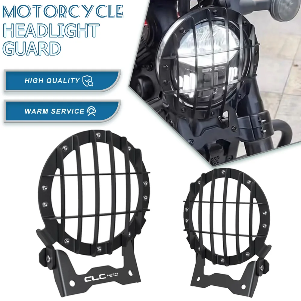 

For CFMOTO CLC 450 Bobber 250 CL-C 450 CLC 2024-2025-2026 Motorcycle Headlight Head Light Guard Protector Cover Protector Grill
