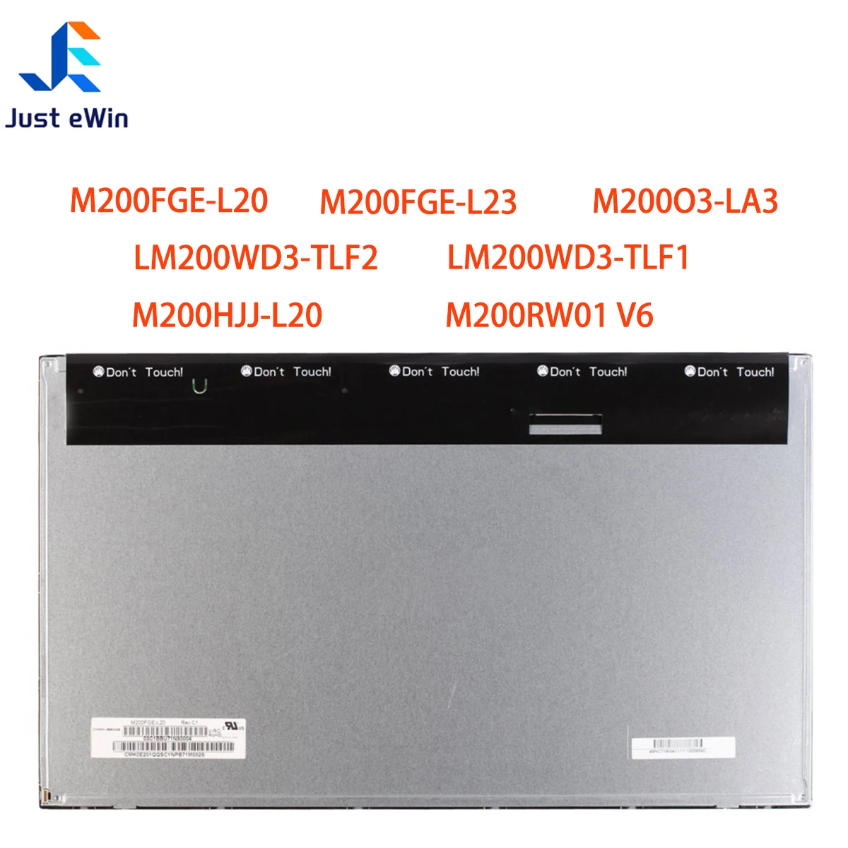 

New 20" M200FGE-L20 M200FGE-L23 M200O3-LA3 LM200WD3-TLF2 LM200WD3-TLF1 M200RW01 V6 M200HJJ-L20 Lcd Display
