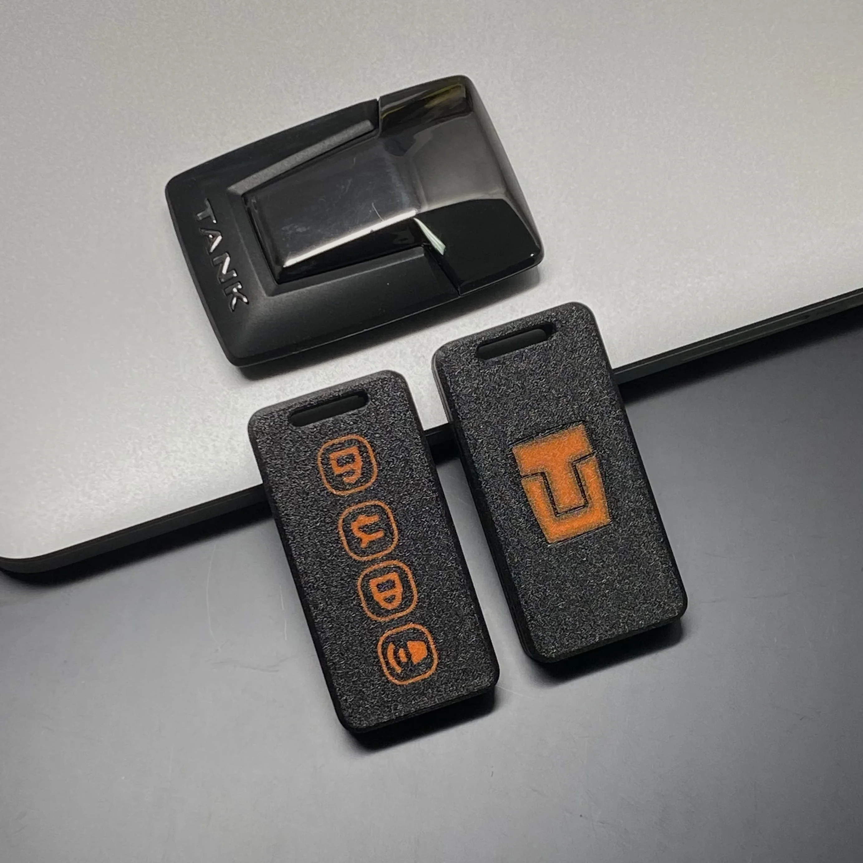 Modificación de caja de llave para tanque 300TANK400/500/700, carcasa de repuesto, logotipo del tanque