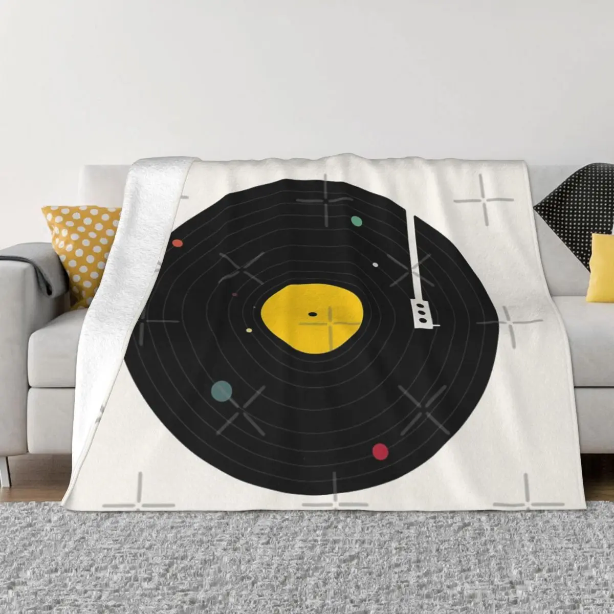 Music Everywhere Quilt Blankets Throw Blanket Home And Decoration Throw Blanket