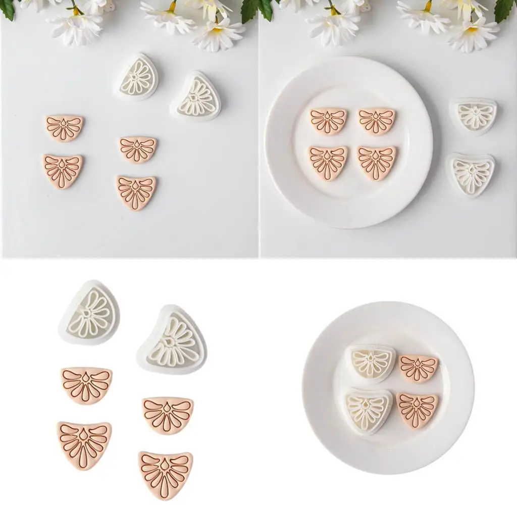 

J78F богемный узор из мягкой глины, форма для сережек для рукоделия, изготовления ювелирных украшений для ушей своими руками