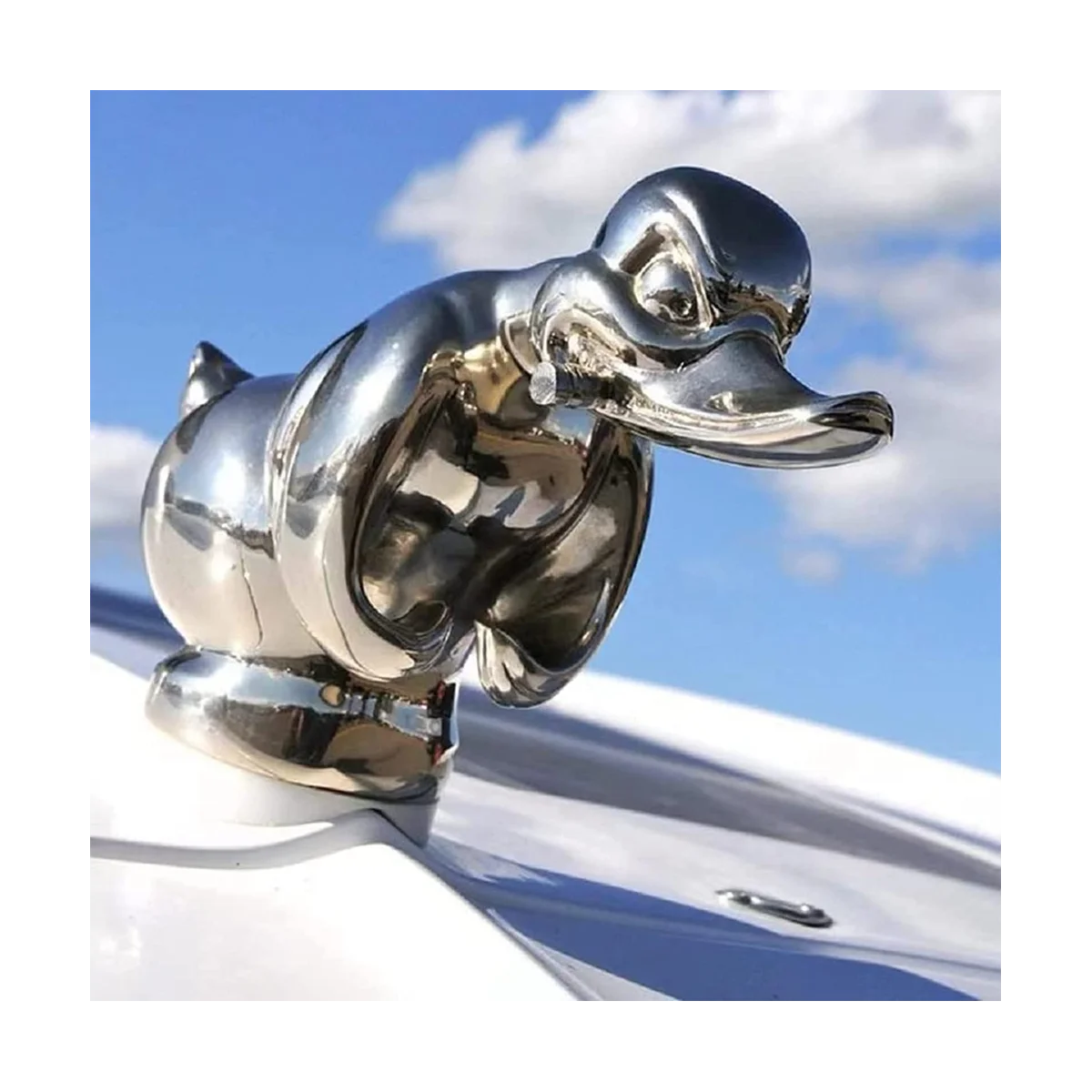 화난 고무 오리 후드 장식, 셀프 접착 3D 재미있는 자동차 보넷 장식 액세서리, 바 펍 클럽