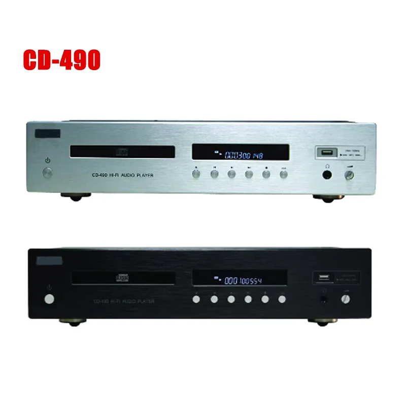 

High End CD Player AK4490 32BIT 768KHz DAC Decoder OPA2134 Operational Amplifier Chip HIFI CD Player Optical Coaxial XLR Outputs