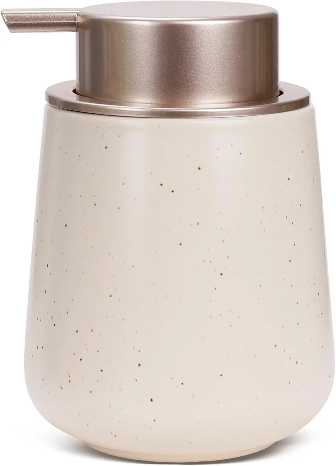 

12oz Ceramic Soap Dispenser with Easy-Press Pump for Bathroom and Kitchen, Refillable Liquid Soap Pump