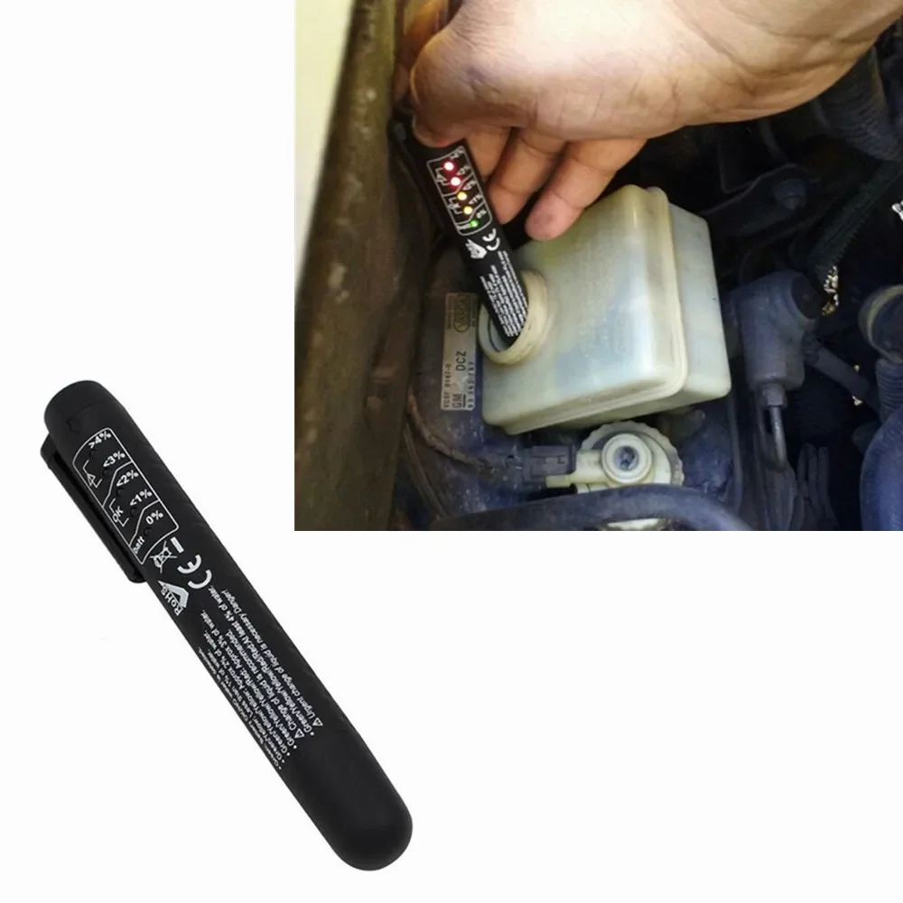 Car Brake Fluid Tester 5 Leds Indicator Car Diagnostic Tools For DOT3/DOT4/DOT5 Digital Oil Quality Detector Car Tool