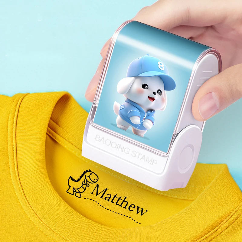 Stempel Ukiran Nama Anak - Segel Nama Tahan Air yang Dapat Digunakan Kembali, Ideal untuk Hadiah Kustom Taman Kanak-Kanak & Aktivitas Balita