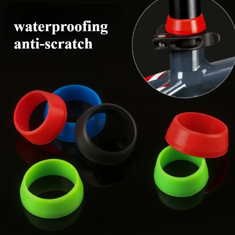 1 шт., пылезащитный чехол для подседельного штыря, силиконовый водонепроницаемый чехол, защита от грязи и песка, подходит для защиты подседельного штыря, водонепроницаемое кольцо, горный велосипед