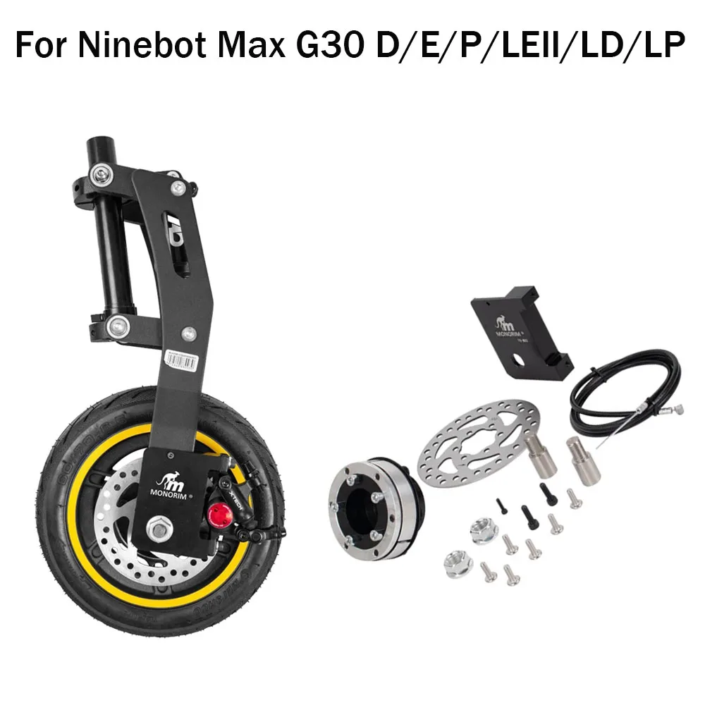 

Monorim FB MX0 Suspension Upgraded Front Suspension Wheel To Disc Brake Via MXS0 For Ninebot Max G30 D/E/P/LEII/LD/LP E-Scooter
