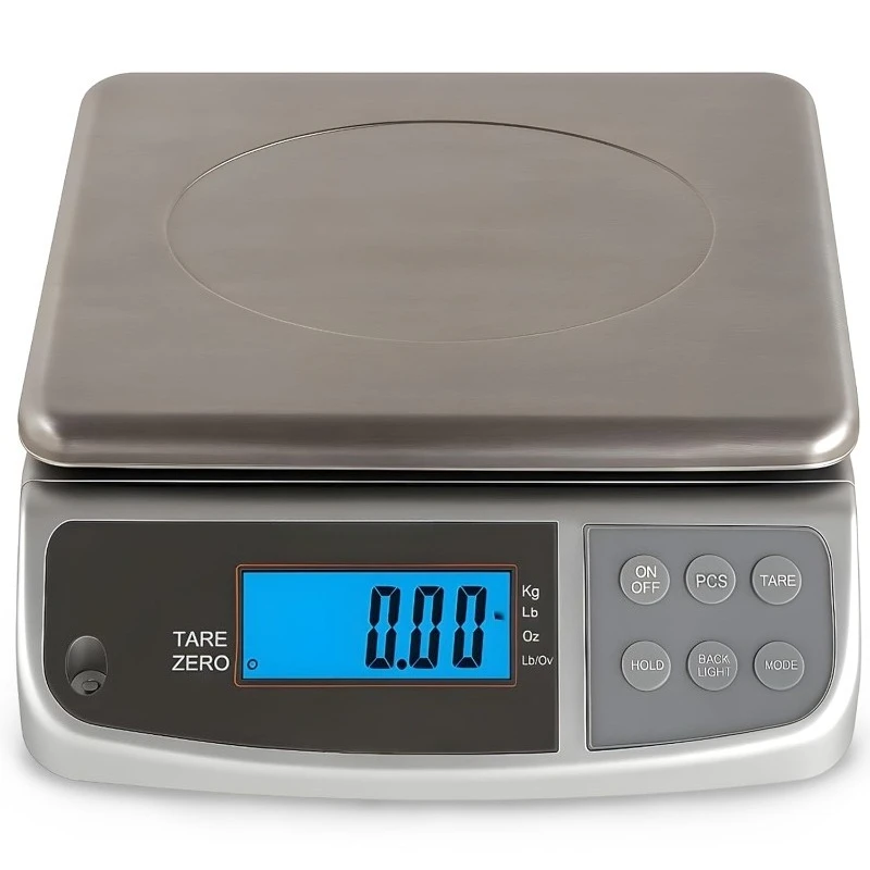 

Цифровые весы Escali Promzr M-Series с держателем для кухонь и ресторанов, металлические, 33 фунта, серебристые