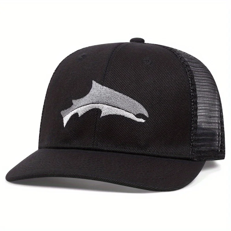 Micro Bend Baseball Cap Men High Quality Snapback Hats Whale Embroidery Trucker Hats Outdoor Summer Sports Golf Caps For Men