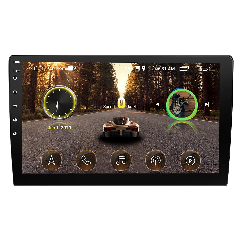 The New 9-inch/0.1-inch Large Screen, Versatile Frame, Universal GPS Navigation, WIFI Internet All-in-one Machine