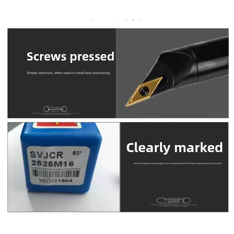 

S10K-SVJCR11 S16Q-SVJCR11 S20R-SVJCR11 SVJCL16 S25S-SVJCR16 SVJCL11 Внутренние твердосплавные пластины с ЧПУ SVJCR SVJCL