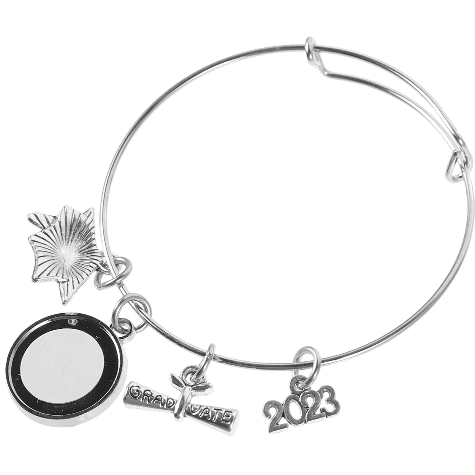 

Graduation Sublimation Hands Adjustable Jewelry Gifts Bracelets for Graduates 2023 Cuff Wristband