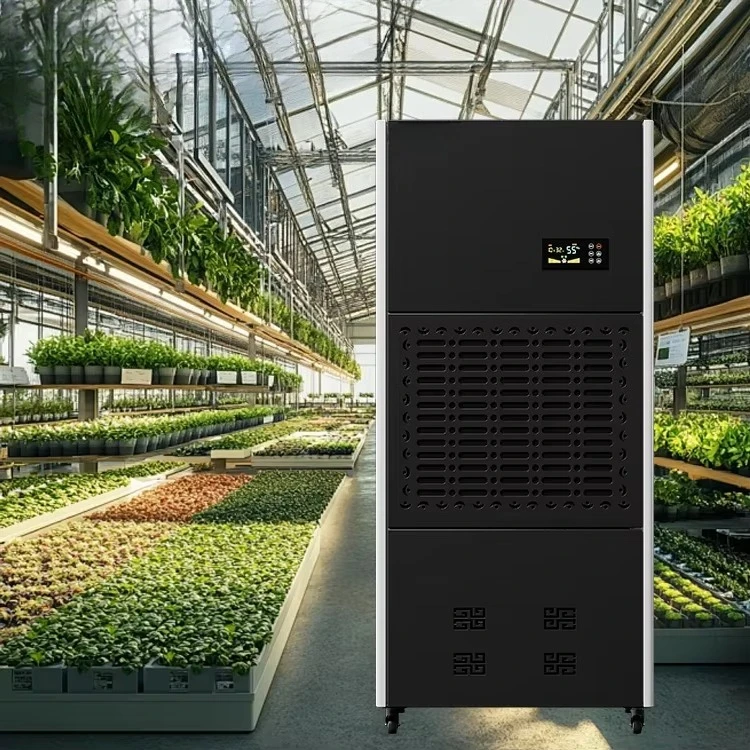 

High Power 3500W 180L/D Industrial Dehumidifier Automatic Defrost Smart Control Commercial Dehumidifier For Greenhouse
