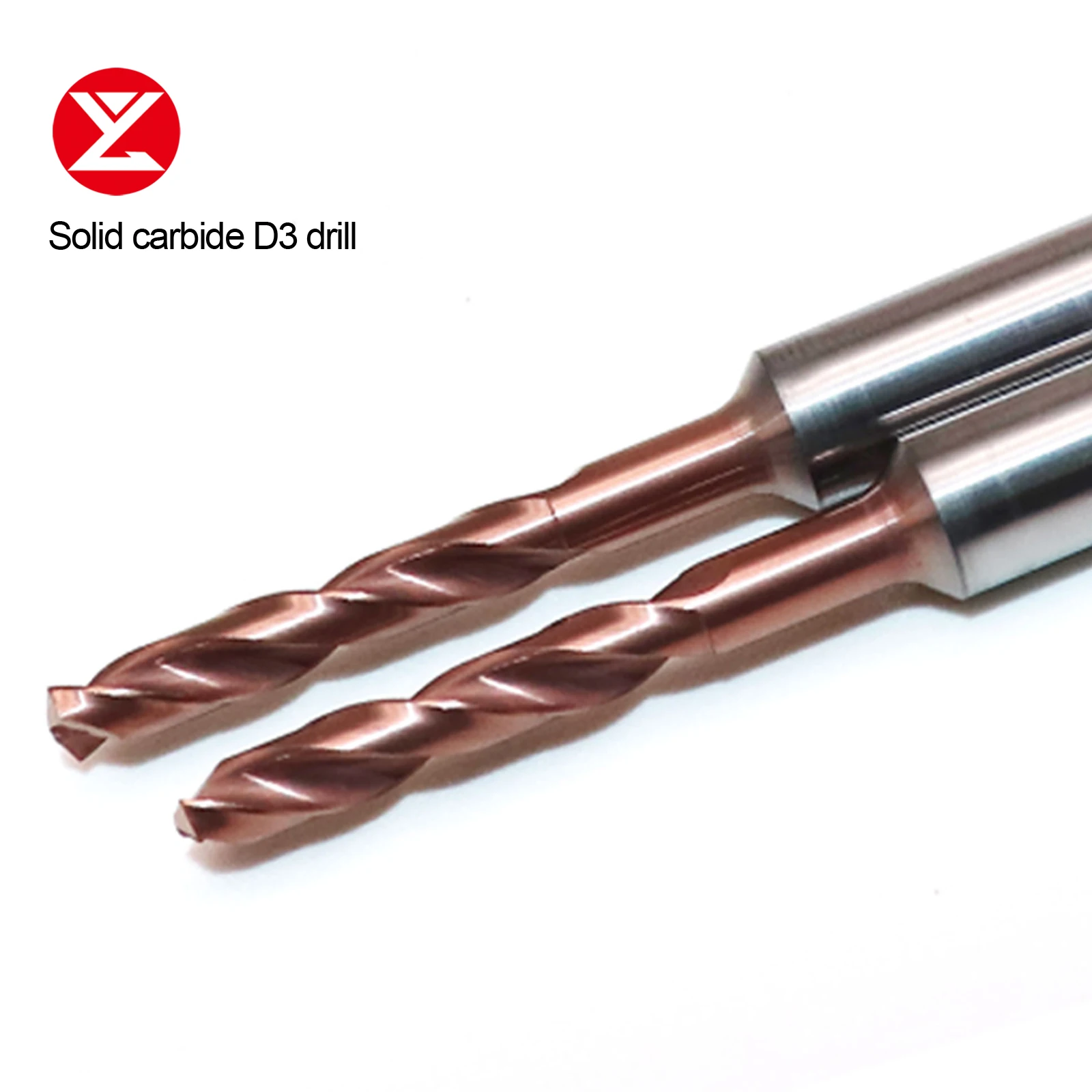 3D Dia.3.0-20mm Solid Carbide Drill DIN6535HA Coating Twist Drill Bit CNC Lathe Drilling High hardness Tools Metalworking Bits