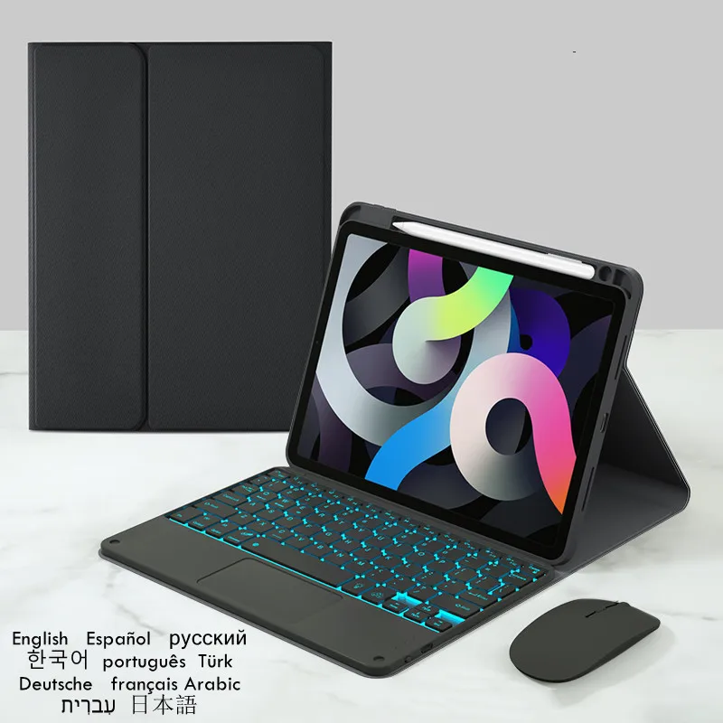 

For Honor Pad 8 Case 12" HEY-W09 Backlit Touchpad Keyboard Tablet Cover for Huawei Honor Pad 8 2022 Case with Pencil Holder