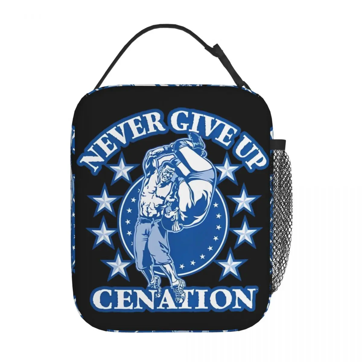 Insulated Lunch Bag John Cena Never Give Up Cenation Cool Wrestler Food Box Multifunction Cooler Thermal Lunch Box For Picnic