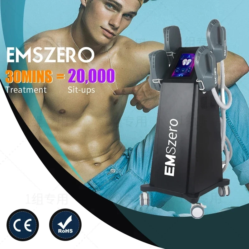 2024 DLS-EMSlim Neo Emszero Weight Loss and Slimming Machine 6500W 5 Handle Pelvic Stimulation Pad for Home and Salon Use