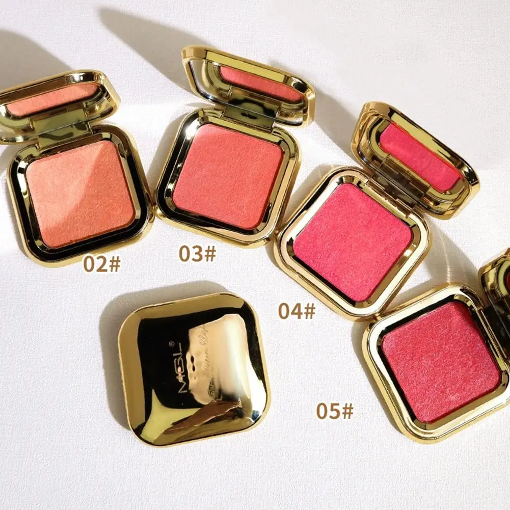 Singolo Colore 3D Blush Crema Opaca Perlescente Naturale Viso Contouring Viso Pelle a Lunga Durata Rouge Crema Schiarente Trucco S2F8
